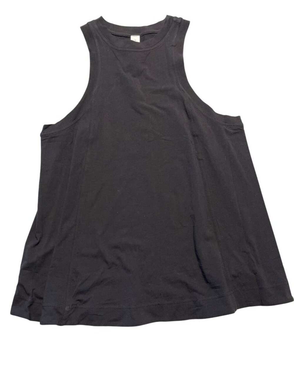 Lululemon Long Cotton Crewneck Tank Black XS NWT Comfortable & Breathable